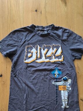 Men's Short Sleeve 'To Mars' Graphic Tee - Charcoal